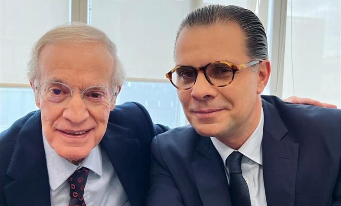 José Ramón Fernández y Christian Martinoli. FOTO: @cmartinolimx