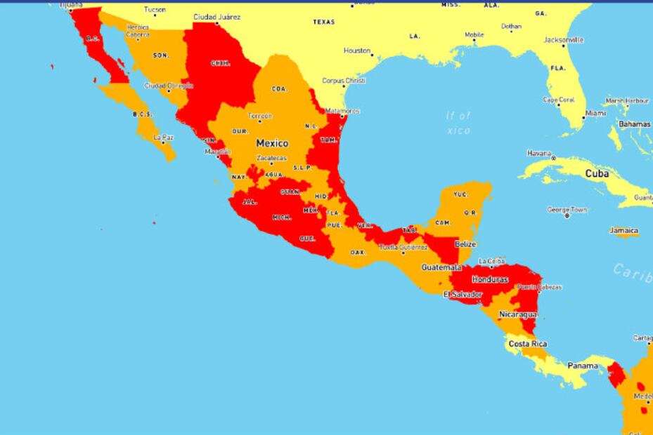 Estos son los países más peligrosos para los turistas