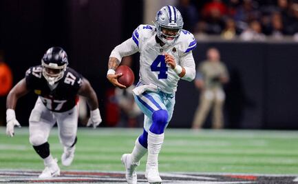Dak Prescott salió lesionado en la derrota de los Dallas Cowboys ante los Atlanta Falcons