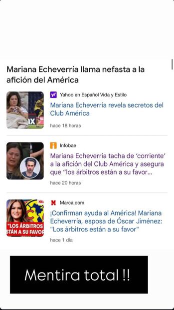 Mariana Echeverría negó que haya declarado que la afición de América es nefasta y le ayudan los árbitros. Foto: Especial