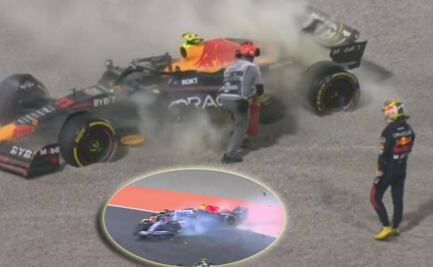 Checo Pérez vivió una pesadilla ¡Así fue el choque provocado por Ocon que lo sacó de la carrera sprint!