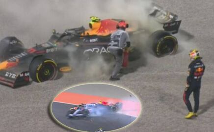 Checo Pérez vivió una pesadilla ¡Así fue el choque provocado por Ocon que lo sacó de la carrera sprint!