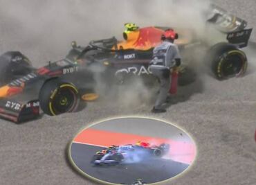 Checo Pérez vivió una pesadilla ¡Así fue el choque provocado por Ocon que lo sacó de la carrera sprint!