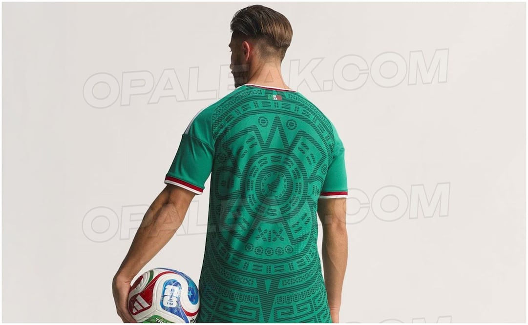 Uniforme de México para el Mundial Foto: @opaleak