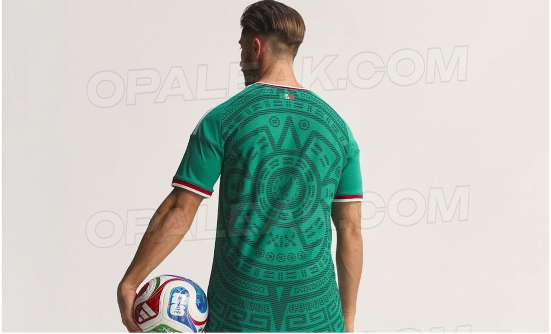 Uniforme de México para el Mundial Foto: @opaleak
