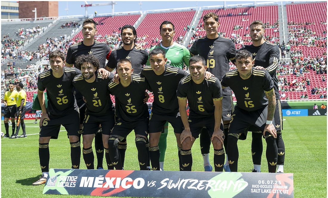 Selección Mexicana en el partido vs Suiza Foto: Imago7