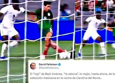 Revientan a Faitelson por alabar la rabona de Raúl Jiménez: "¿Quedando bien con el nuevo patrón?"