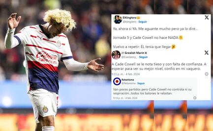 ¿Se acabó el romance? Afición de Chivas reventó a Cade Cowell por su falta de gol 