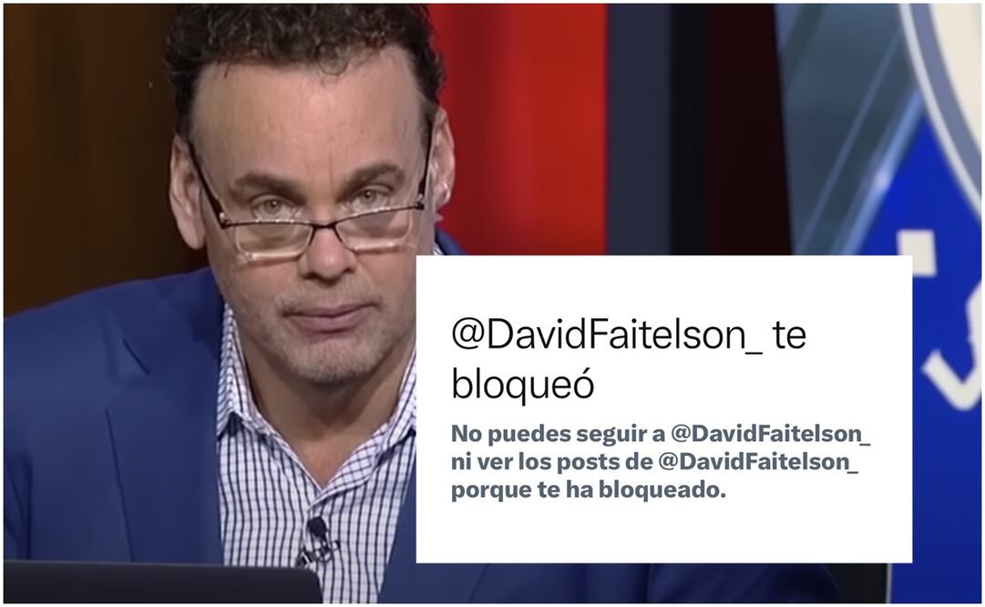 David Faitelson en un programa de ESPN y la captura de Odín Ciani / FOTO: Capturas