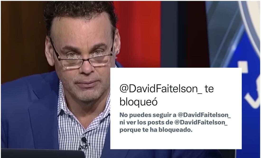 David Faitelson en un programa de ESPN y la captura de Odín Ciani / FOTO: Capturas