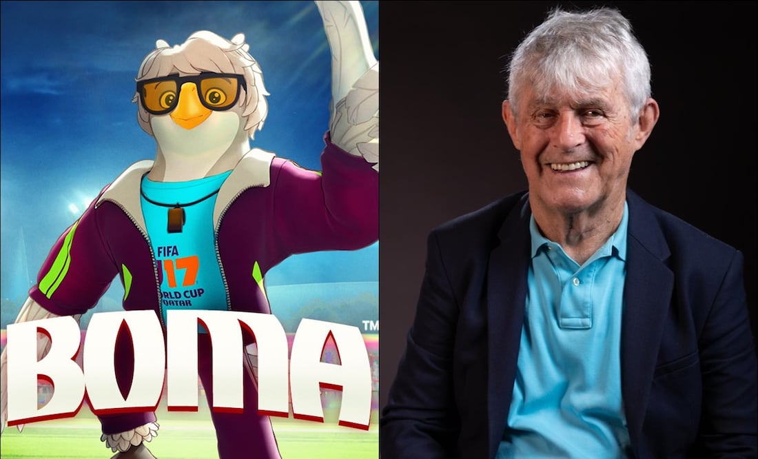 Bora Milutinovic, exentrenador de México, recibe homenaje con mascota del Mundial Sub-17. FOTOS: @RoadtoQatar_en / @QNAEnglish