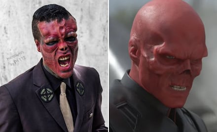 Él es el venezolano que quiere parecerse a… ¡Red Skull!