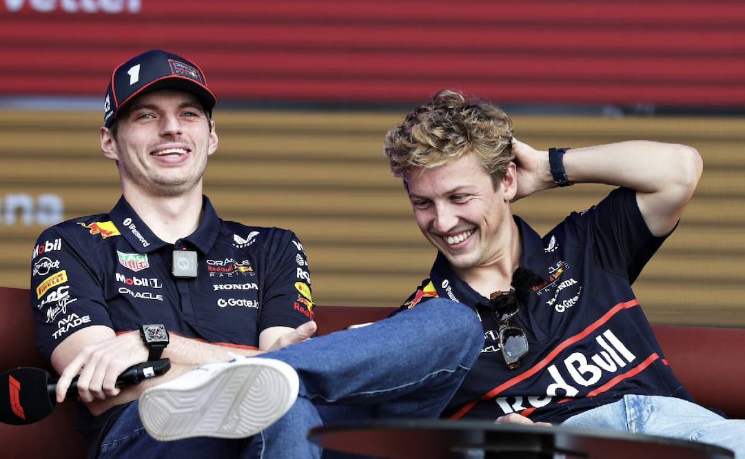 En sólo dos carreras parece que la relación entre Max Verstappen y Liam Lawson ya se fracturó. Foto: @redbullracing