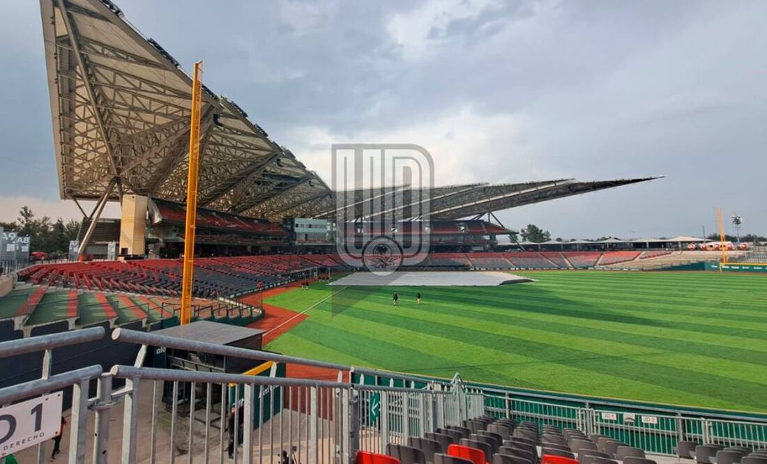 El esperado partido de beisbol tendrá que esperar un día más. Foto: Especial.