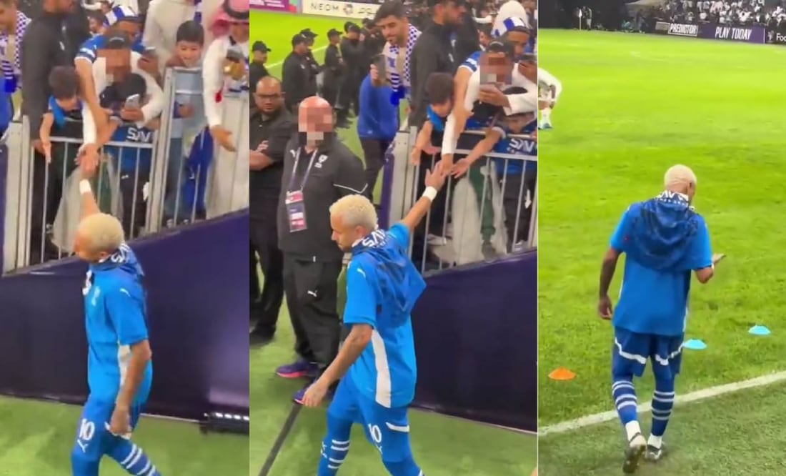Un aficionado de Neymar le habría robado un anillo de lujo antes de un partido. Foto: Especial