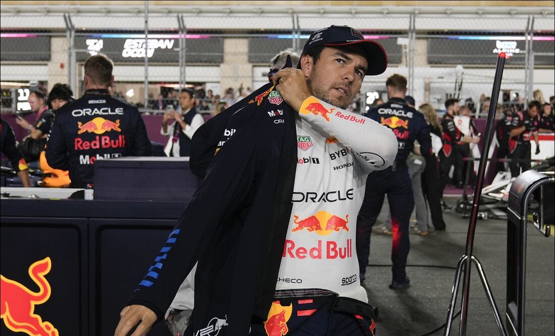 Sergio Pérez, durante el Gran Premio de Qatar. FOTO: AP