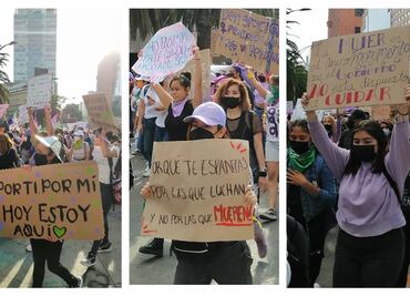 Marcha 8M: Las fotos, los mensajes y las mujeres que luchan por justicia