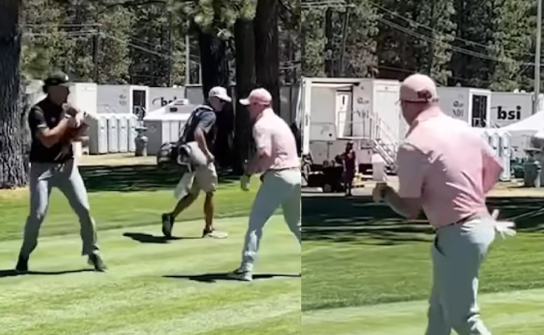 Patrick Mahomes "se cuadró" frente a Canelo Álvarez en un torneo de golf / Foto: Especiales