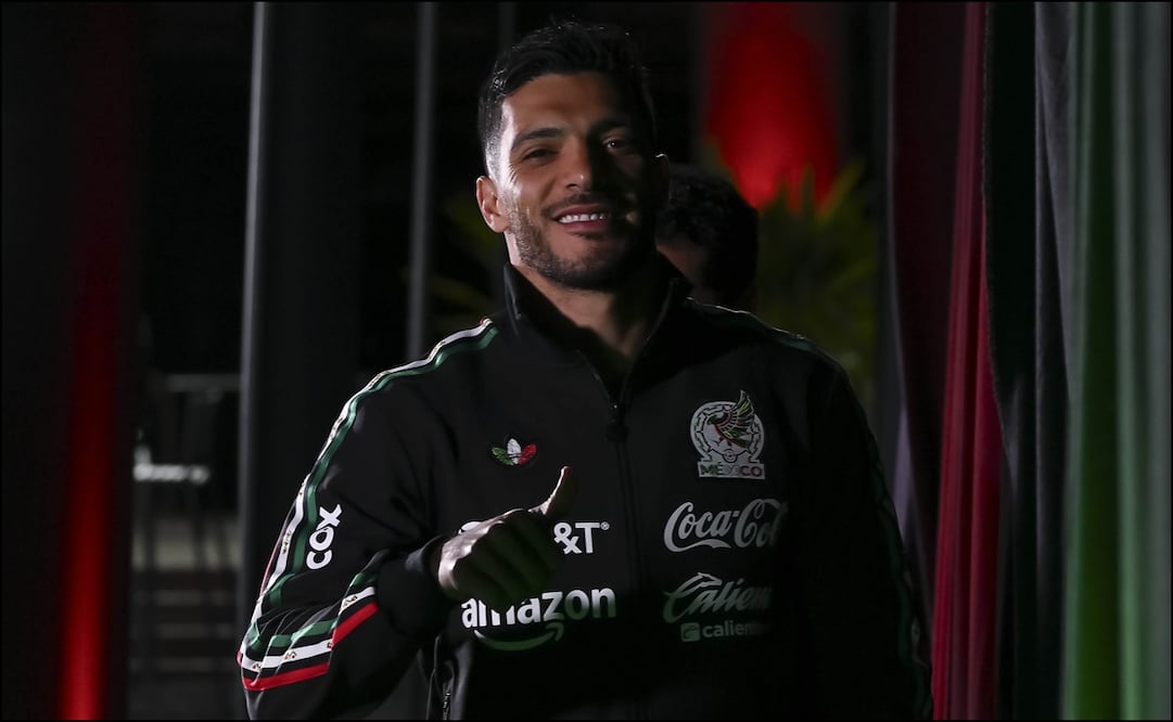 Raúl Jiménez, durante la concentración de la Selección Mexicana en Pasadena, previo al amistoso ante Australia. FOTO: Imago7