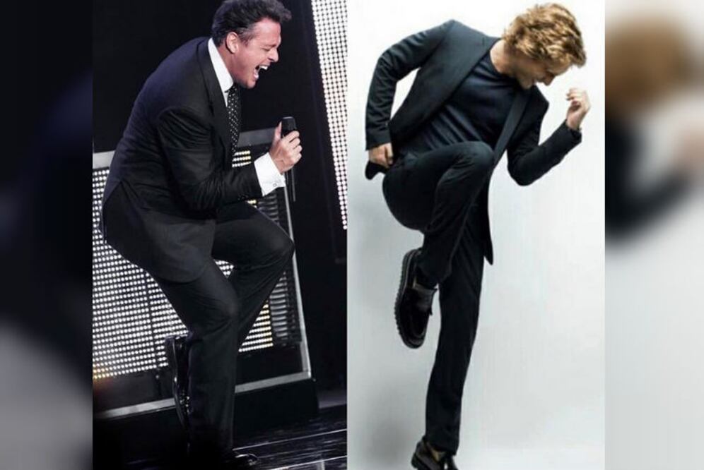 Para interpretar a 'El Sol', Boneta tuvo que aclarar su cabello y someterse a una operación para separar sus dientes frontales. (Foto: Instagram/luismiguellaserie)