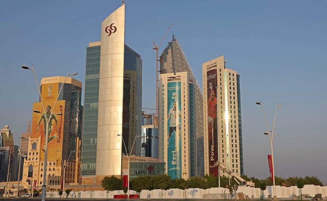 Foto de archivo tomada el 1 de octubre de 2022 muestra una vista general de la ciudad costera de Qatar de Lusail, antes de la Copa Mundial de la FIFA Qatar 2022. Foto: Karim JAAFAR / AFP