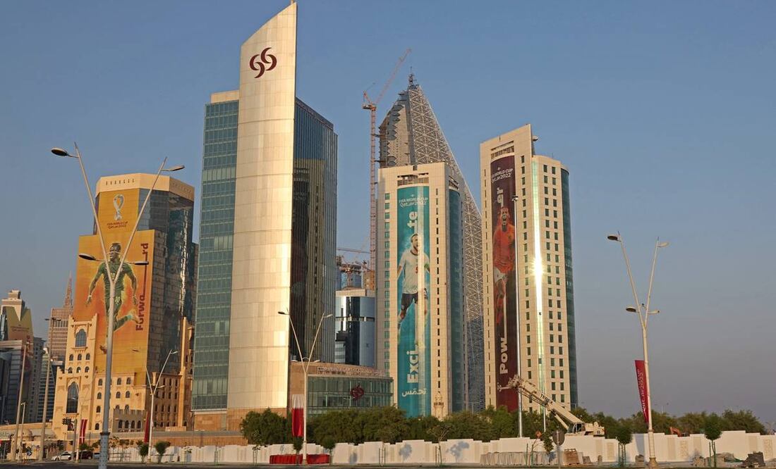 Foto de archivo tomada el 1 de octubre de 2022 muestra una vista general de la ciudad costera de Qatar de Lusail, antes de la Copa Mundial de la FIFA Qatar 2022. Foto: Karim JAAFAR / AFP