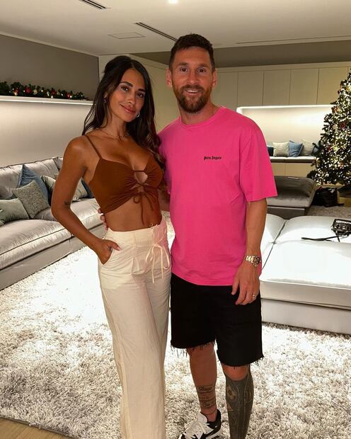 Antonela Roccuzzo y Lionel Messi | Fuente: Instagram @antonelaroccuzzo