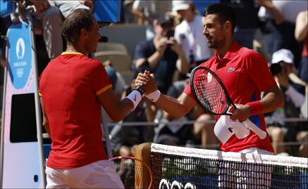 El tenista serbio Novak Djokovic elimina al español Rafa Nadal de los Juegos Olímpicos de París