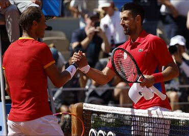 El tenista serbio Novak Djokovic elimina al español Rafa Nadal de los Juegos Olímpicos de París