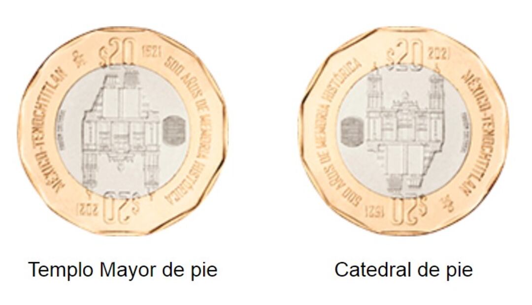 Monedas de 20 pesos valiosas. ¿De qué material están hechas?