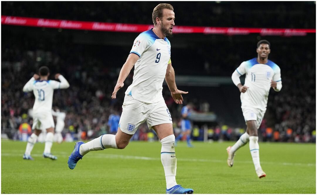 Harry Kane celebrando con Inglaterra ante Italia / FOTO: AP