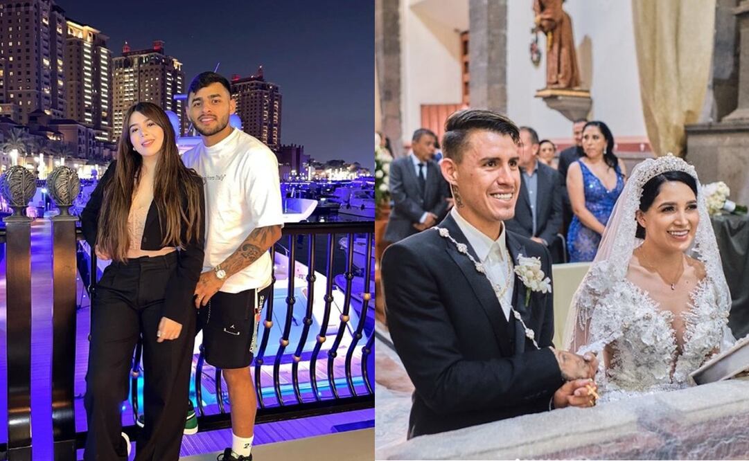 Alexis Vega y Chicote Calderón con sus esposas / Foto: Especiales