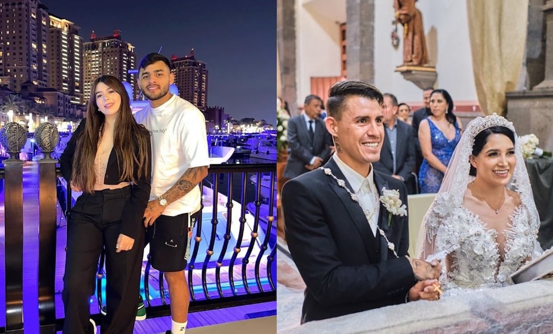 Alexis Vega y Chicote Calderón con sus esposas / Foto: Especiales