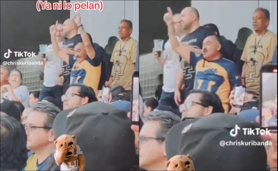 'Don Beto' fue ignorado en las gradas del Olímpico Universitario. FOTO: Captura