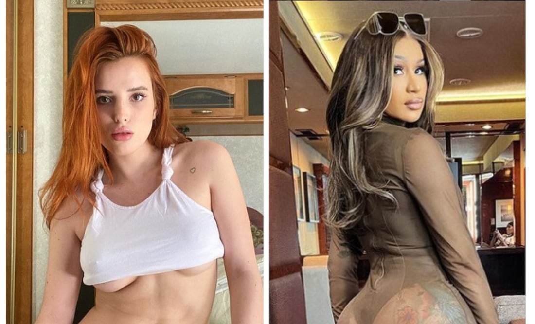 Foto: Instagram @bellathorne/@iamcardib