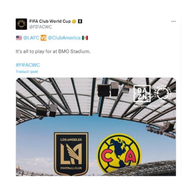 Hoy se hizo oficial que América se enfrentará al LAFC en el BMO Stadium. Foto: Especial