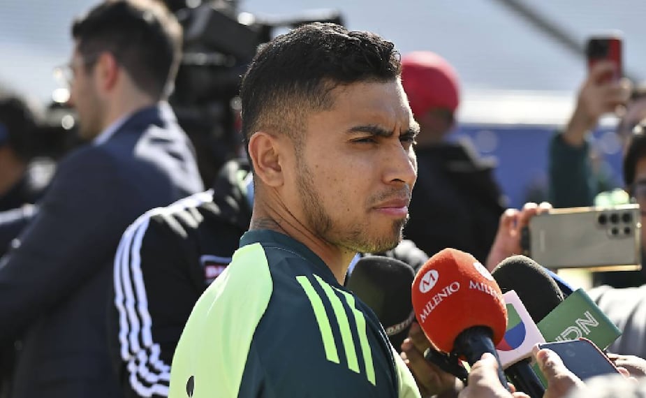 Orbelín Pineda, en la previa del México ante Panamá por el Final Four de Concacaf. Foto: Imago7