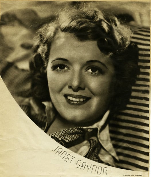 Janet Gaynor, la primera mujer que ganó un Oscar