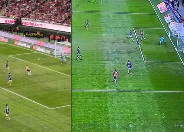Chicharito Hernández anotó dos goles en su regreso con Chivas; ambos se los anularon