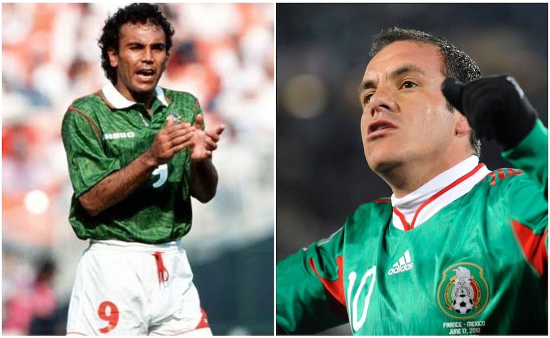 Hugo Sánchez y Cuauhtémoc Blanco Foto: Especiales