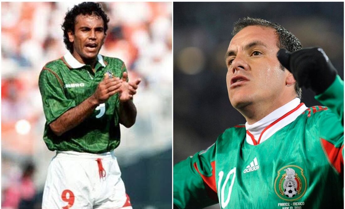 Hugo Sánchez y Cuauhtémoc Blanco Foto: Especiales