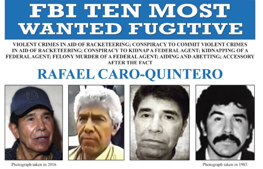 El fundador del Cártel de Guadalajara se encontraba en la lista de los más buscados del FBI, debido a su participación en el asesinato de un agente de la DEA en 1985. Ya fue capturado por la Secretaría de Marina, en México. (Foto: AP)