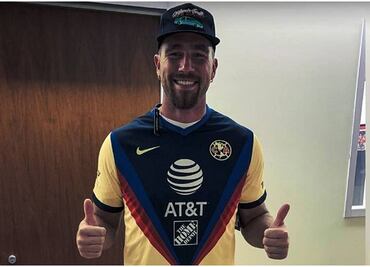 Travis Kelce, jugador de NFL y novio de Taylor Swift, tiene su historia apoyando al América
