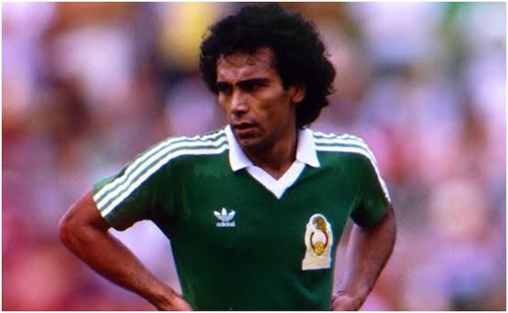 Hugo Sánchez con la Selección Mexicana Foto: Especial