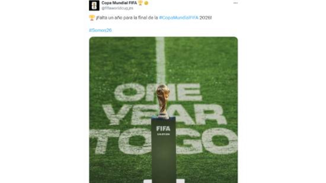 La FIFA festejó que dentro de un año se conocerá al nuevo campeón del Mundial. Foto: Especial