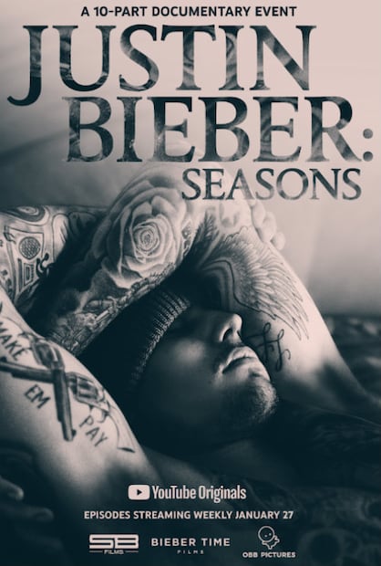 “Justin Bieber: Seasons”, el documental que muestra a un Bieber más humano