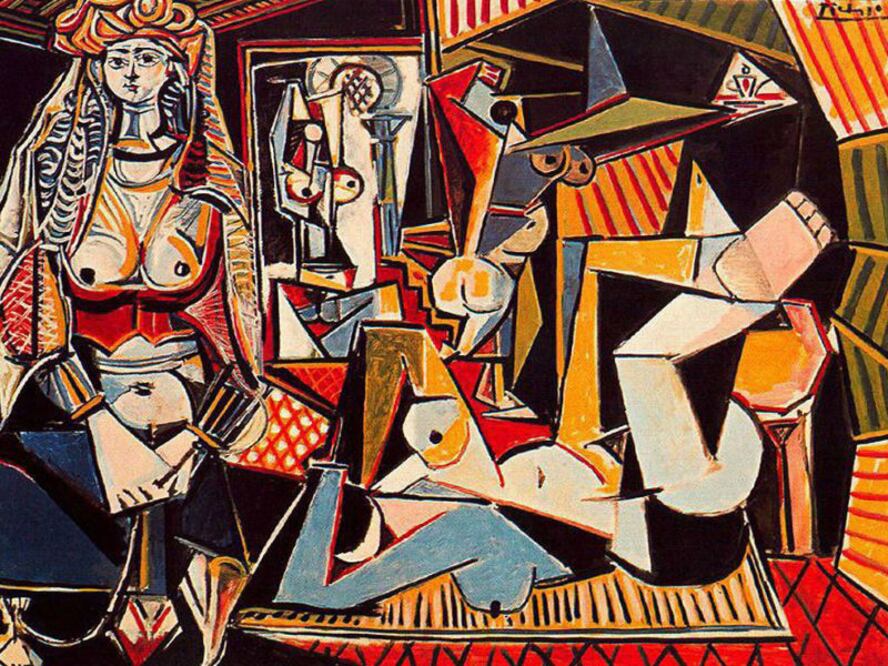 La colección adquirida incluía quince pinturas realizadas en 1955 por Picasso, quien se inspiró en el cuadro del mismo nombre creado por Eugene Delacroix para crear su propia versión de la obra del maestro francés. (Foto: pablopicasso.org)