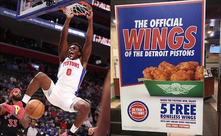 Detroit Pistons ganó después de 28 partidos y un restaurante regaló 'alitas' a sus aficionados