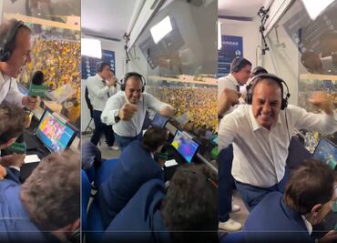 Cuauhtémoc Blanco maltrató a David Faitelson en uno de los goles del América en la Final