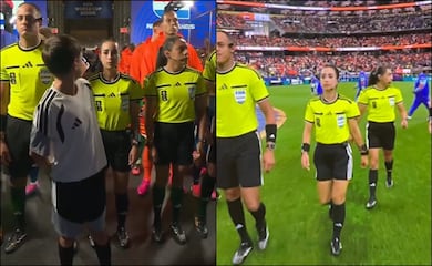 Katia Itzel García, árbritra mexicana, desata polémica en su debut en el Mundial 2026 